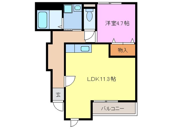 トロワ　アンジェロの物件間取画像